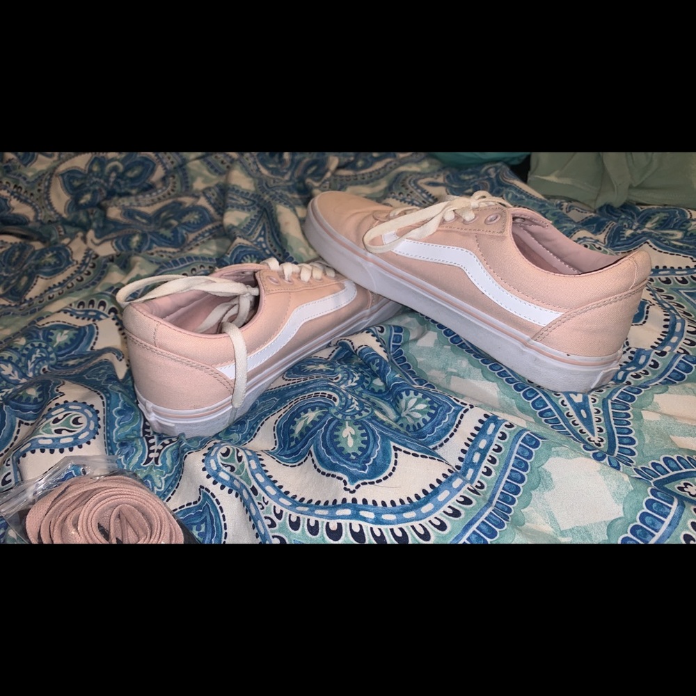 PALE PINK VANS